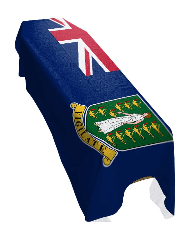 British Virgin Islands Premium Coffin Drape image 0