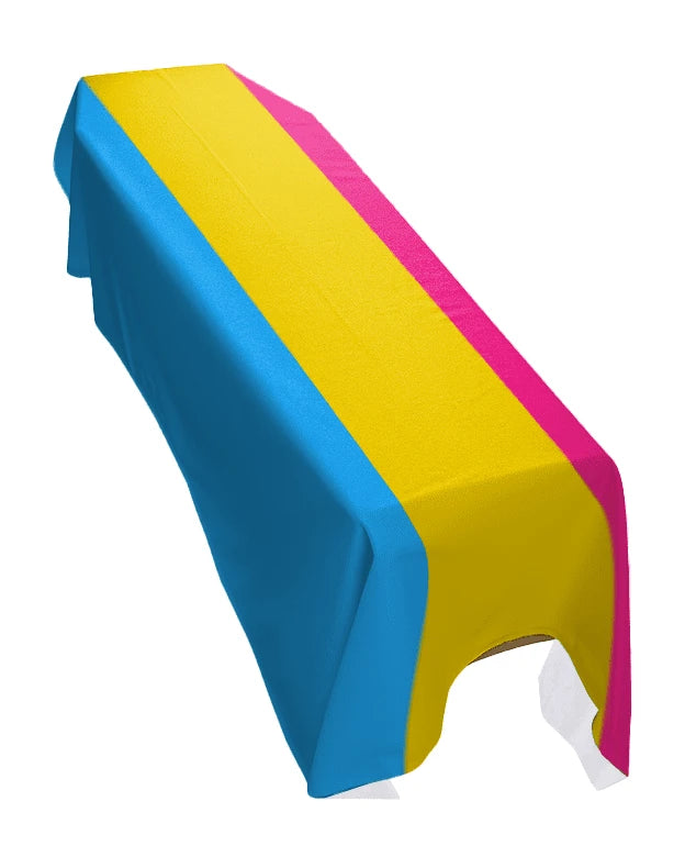 Pansexual Pride Premium Coffin Drape image 0