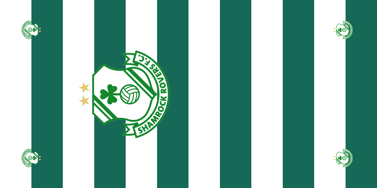 Shamrock Rovers Football Premium Coffin Drape image 1