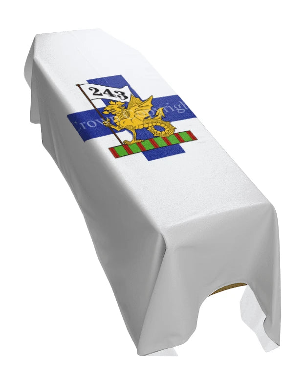 24th Lancers Premium Coffin Drape image 0