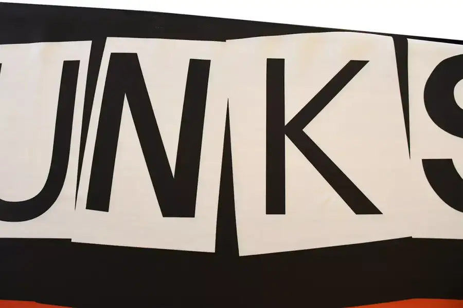 Punk's Not Dead Coffin Drape image 2
