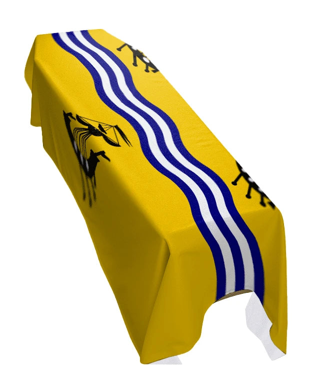 Western Isles Premium Coffin Drape image 0
