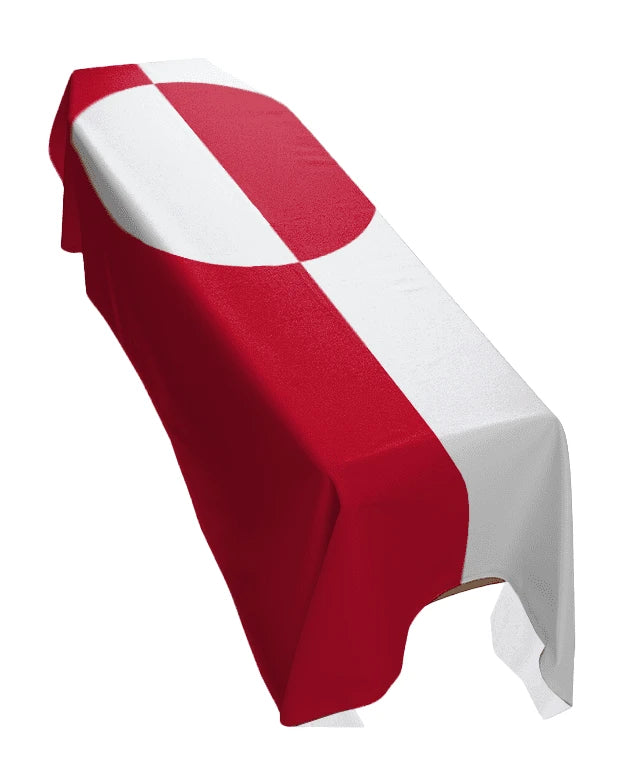 Greenland Premium Coffin Drape image 0