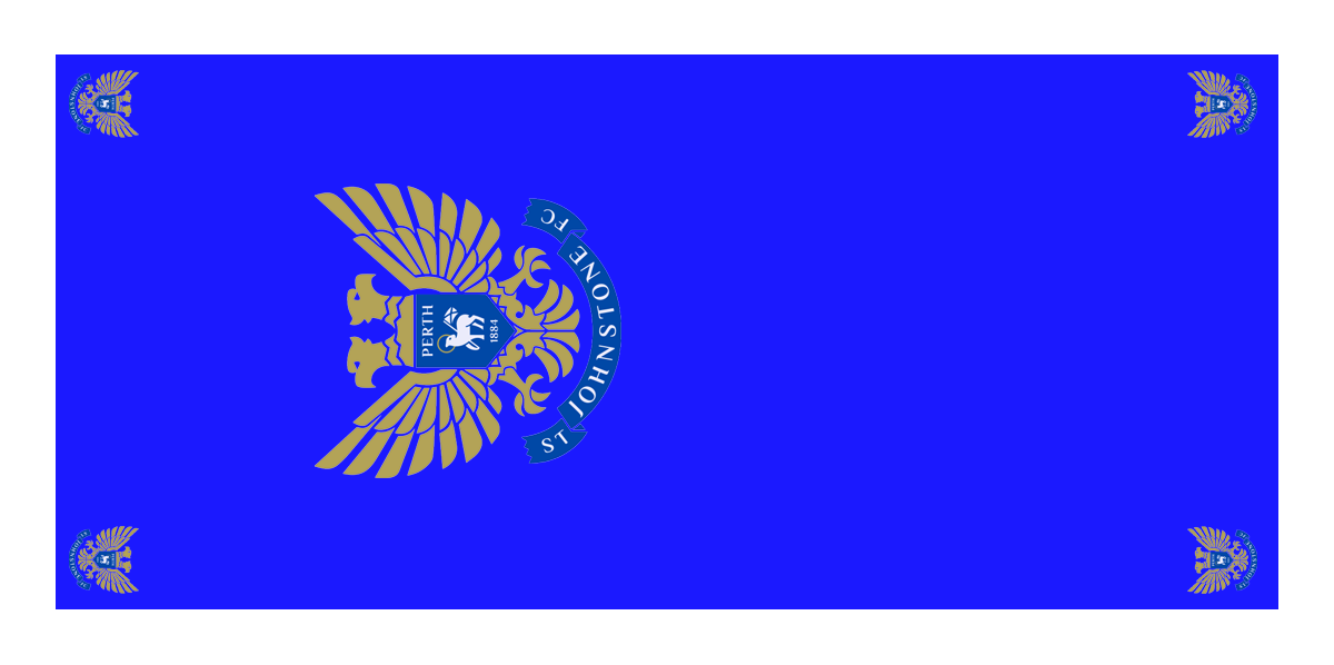 St Johnstone Football Premium Coffin Drape image 1