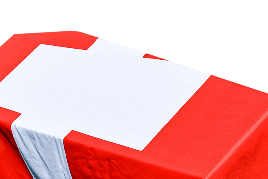 Switzerland Coffin Drape image 2