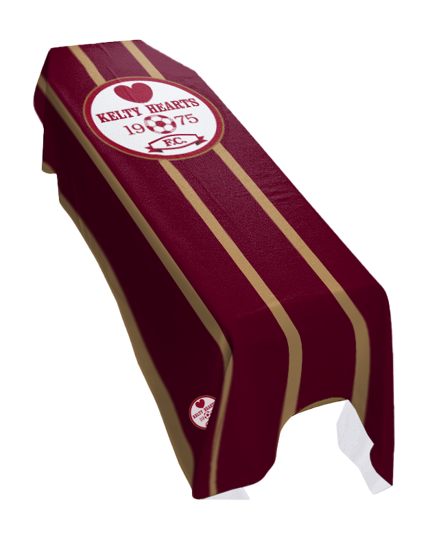 Kelty Hearts Football Premium Coffin Drape image 0