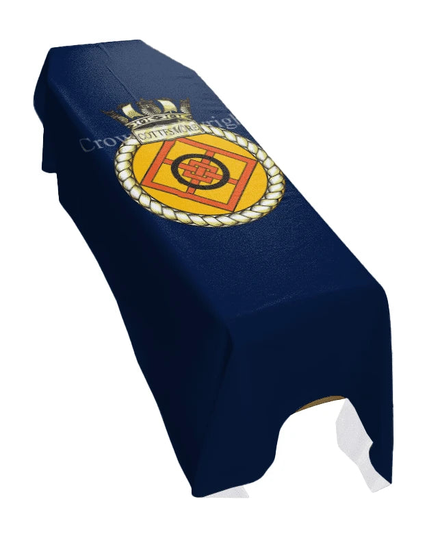 HMS Cottesmore (Portrait) Premium Coffin Drape image 0