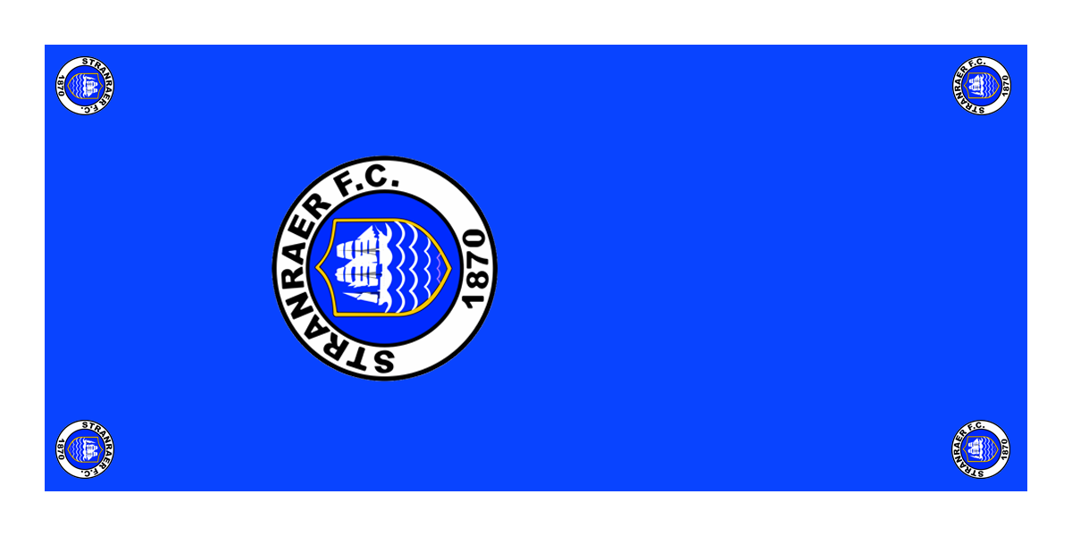 Stranraer Football Premium Coffin Drape image 1