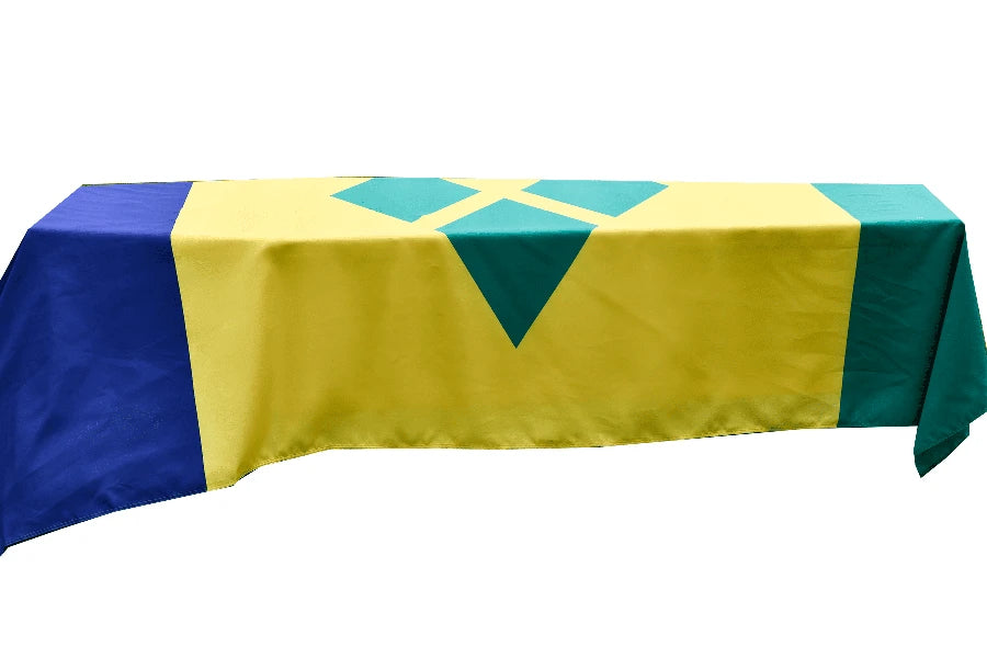 St Vincent and The Grenadines Coffin Drape image 1