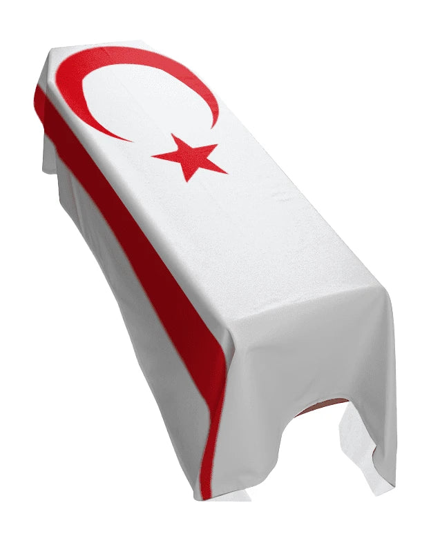 Northern Cyprus Premium Coffin Drape image 0