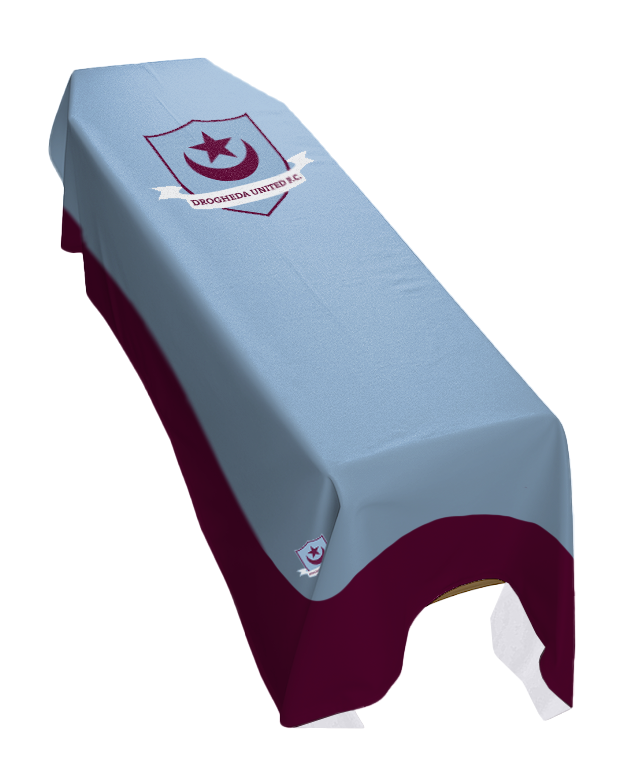 Drogheda United Football Premium Coffin Drape image 0