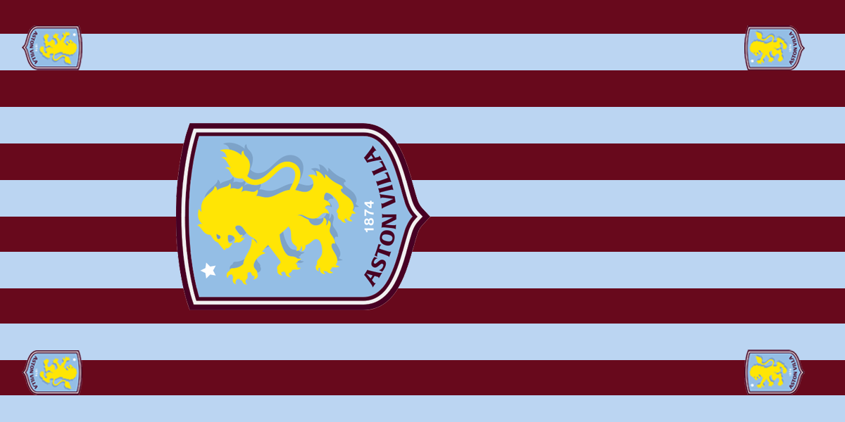 Aston Villa Football Premium Coffin Drape image 1