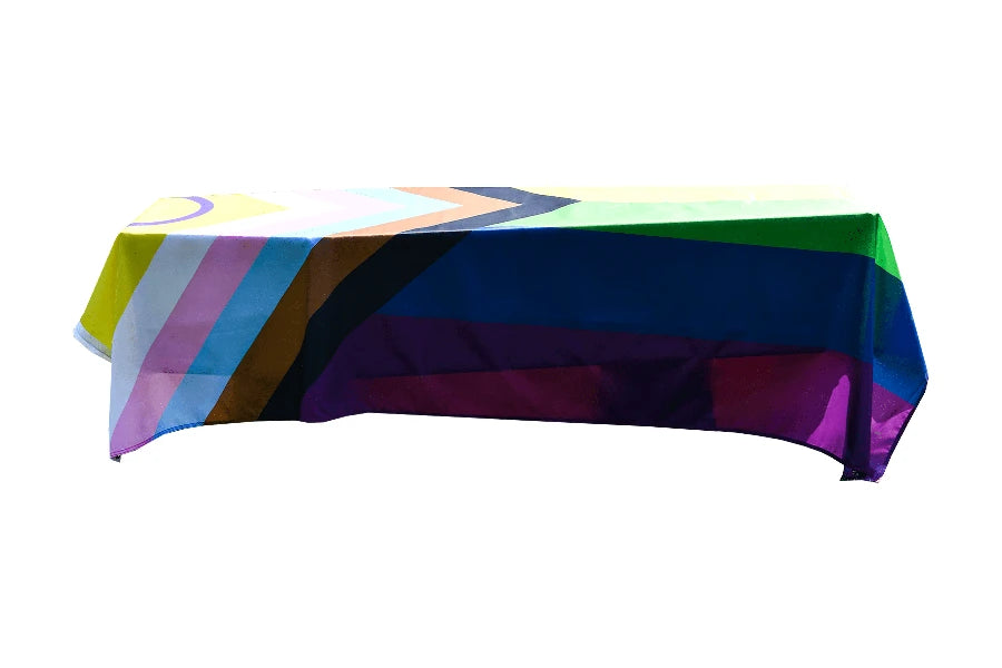 Progress Pride Intersex Coffin Drape image 1