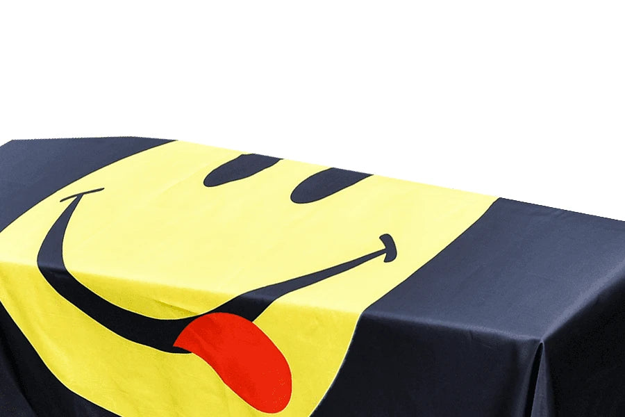 Acid Happy Face Coffin Drape image 2