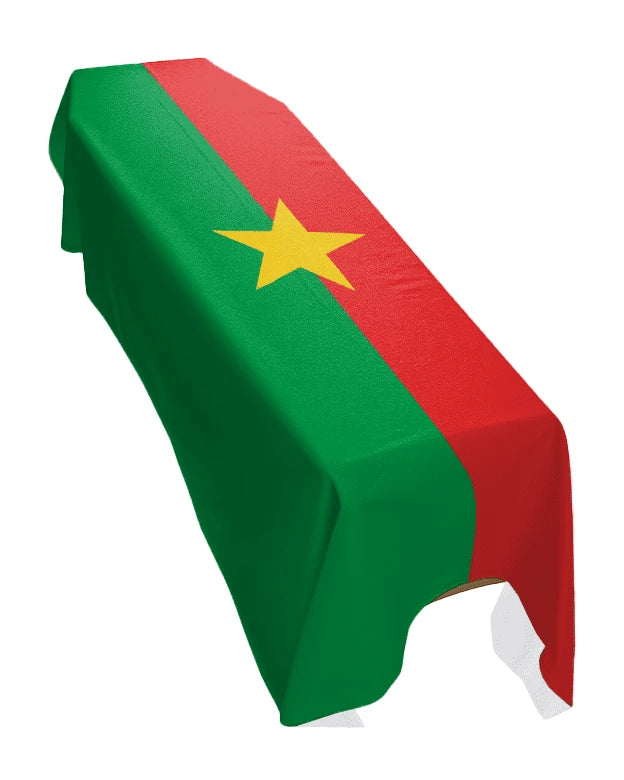 Burkina Faso Premium Coffin Drape image 0