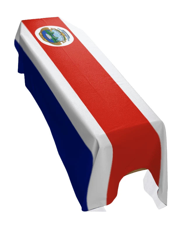 Costa Rica State Premium Coffin Drape image 0