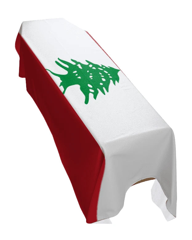 Lebanon Premium Coffin Drape image 0