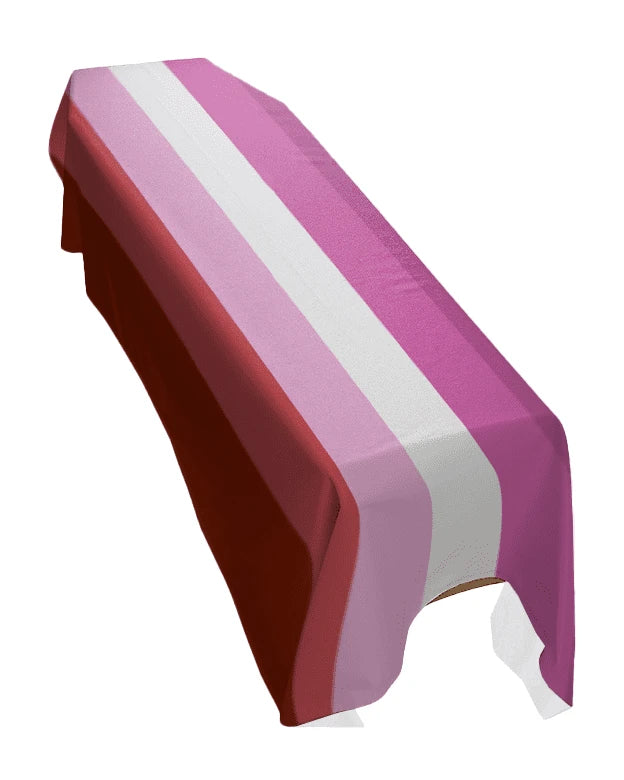 Lesbian Pink Pride Premium Coffin Drape image 0