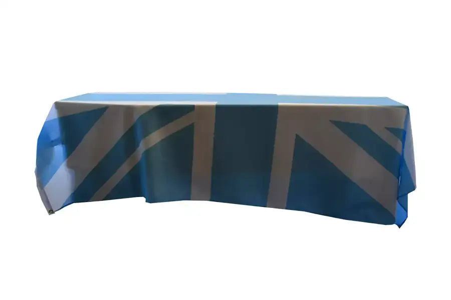 United Kingdom Sky Blue and White Coffin Drape image 1
