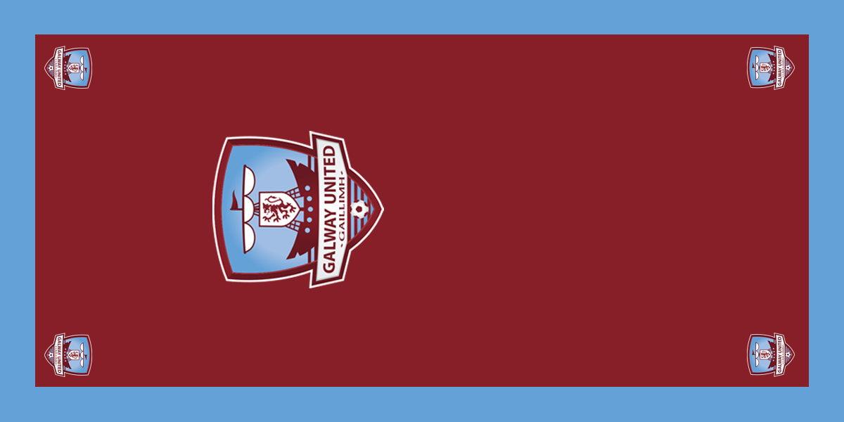 Galway United Football Premium Coffin Drape image 1