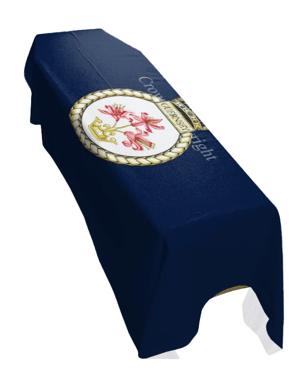 HMS Guernsey Premium Coffin Drape image 0