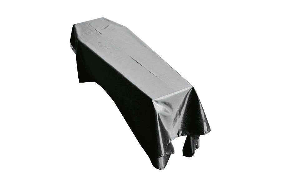 Plain Black Coffin Drape image 0