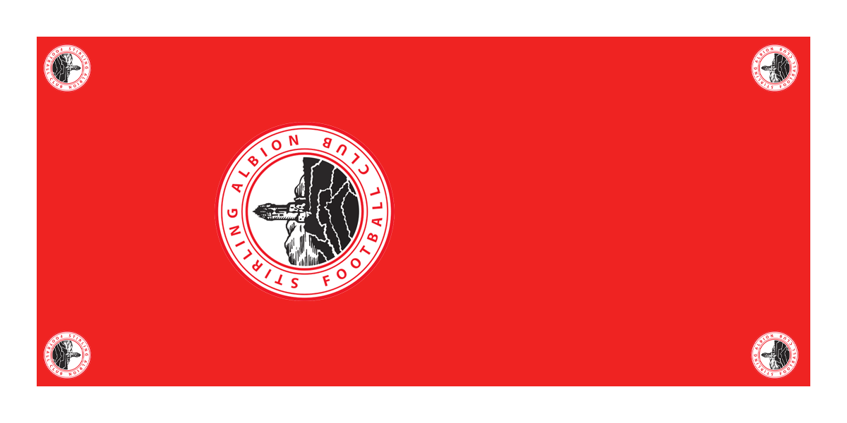 Stirling Albion Football Premium Coffin Drape image 1