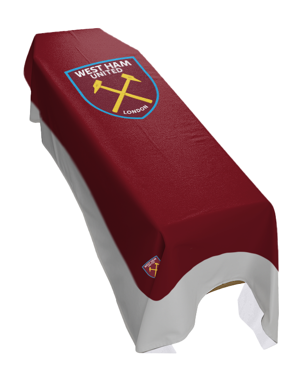 West Ham United Football Premium Coffin Drape image 0