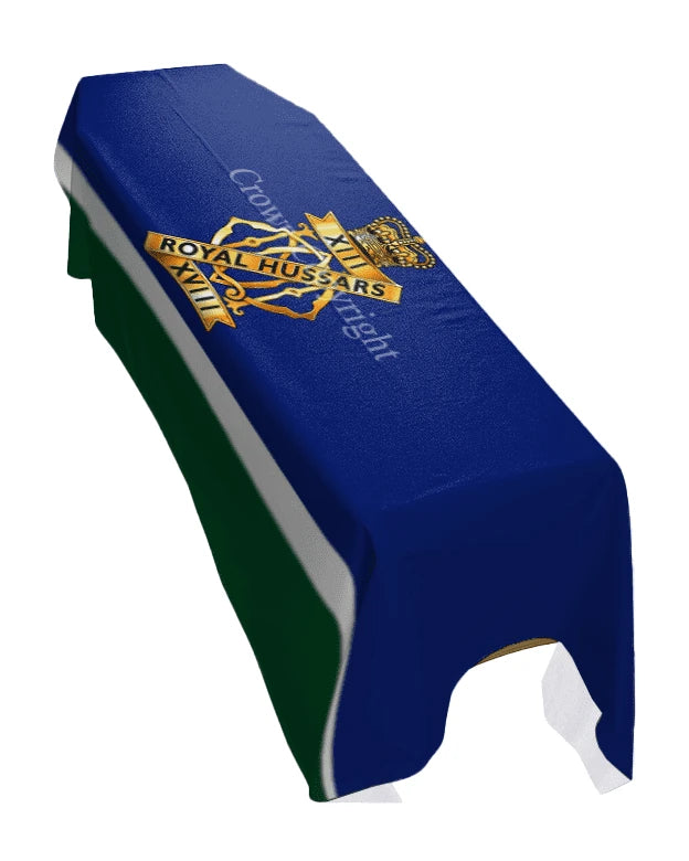 13th/18th Royal Hussars Premium Coffin Drape image 0