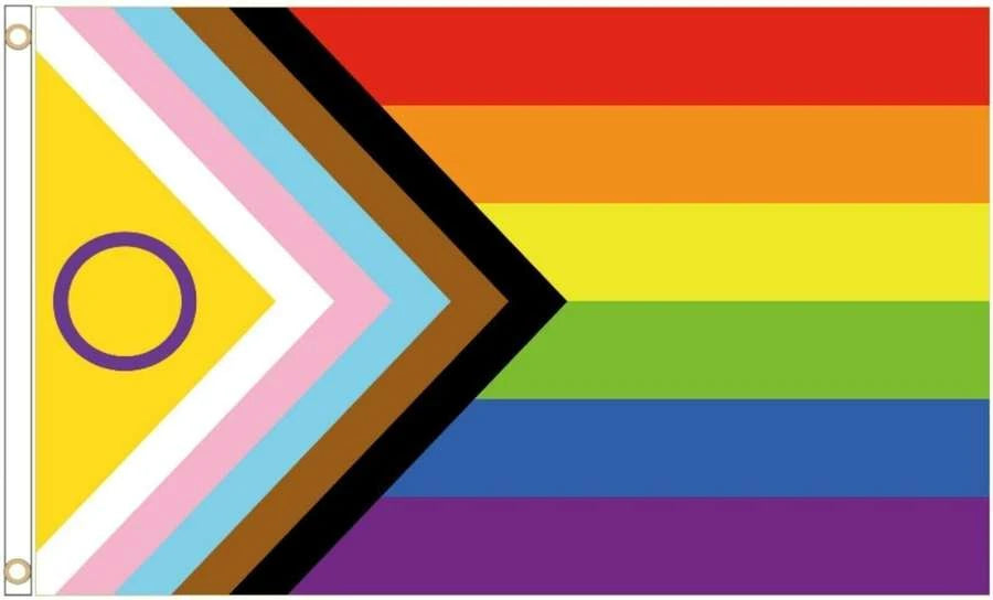 Progress Pride Intersex Coffin Drape image 4