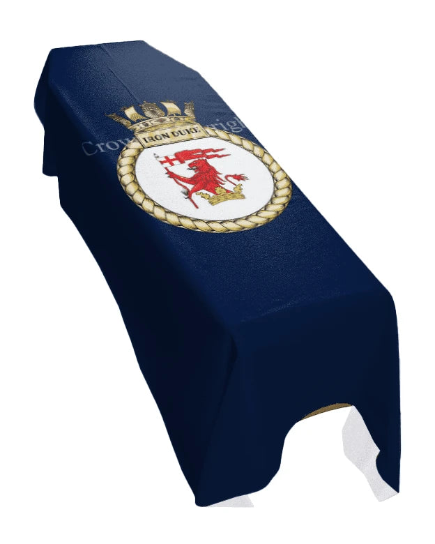 HMS Iron Duke (Portrait) Premium Coffin Drape image 0