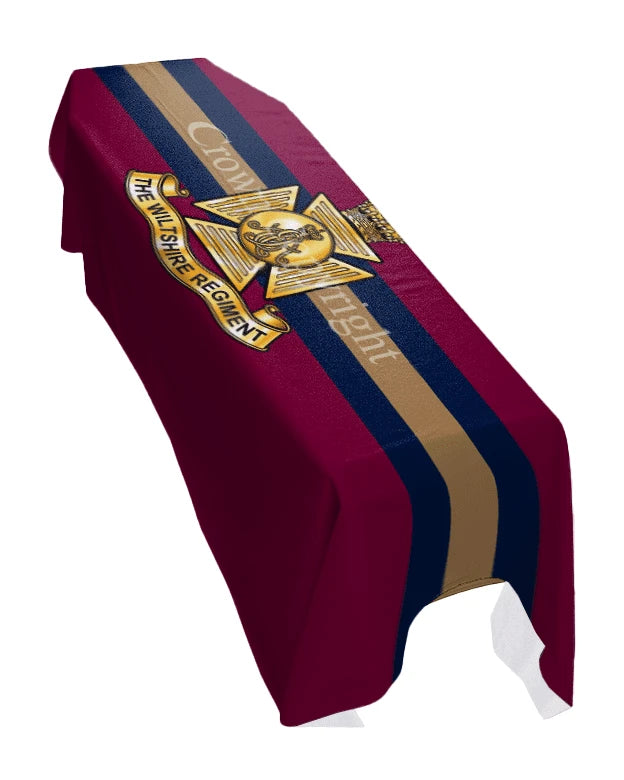 The Wiltshire Regiment Premium Coffin Drape image 0