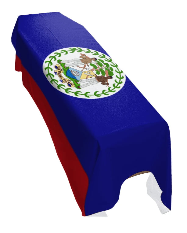 Belize Premium Coffin Drape image 0