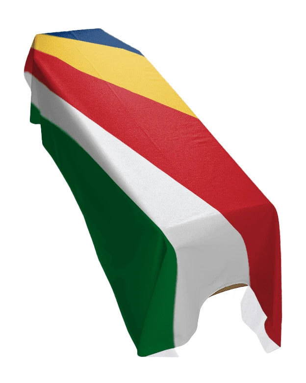Seychelles Premium Coffin Drape image 0