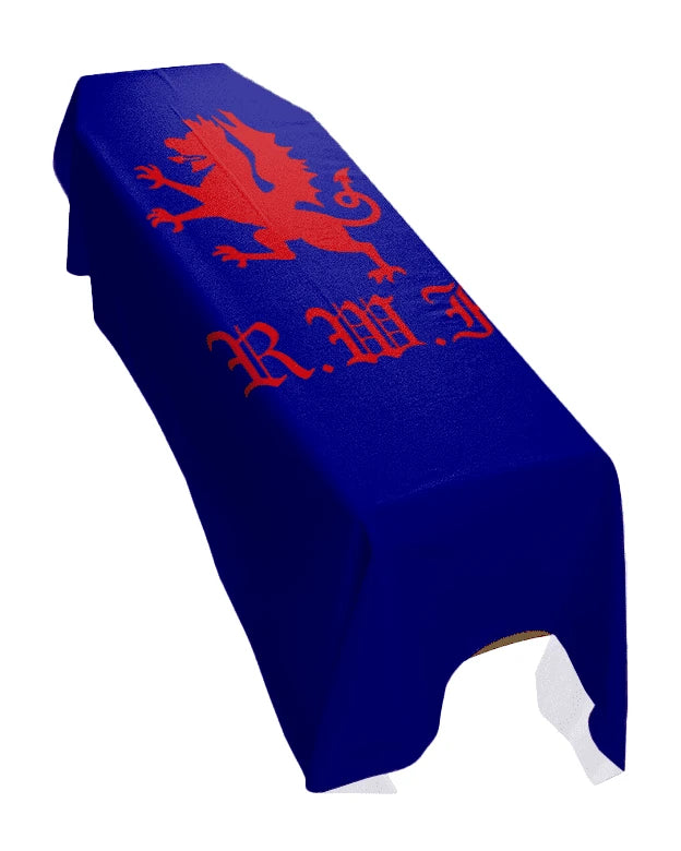 The Royal Welch Fusiliers Camp (Portrait) Premium Coffin Drape image 0