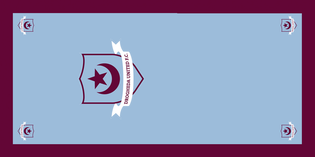 Drogheda United Football Premium Coffin Drape image 1