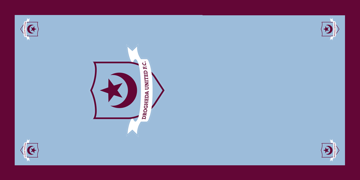 Drogheda United Football Premium Coffin Drape image 1