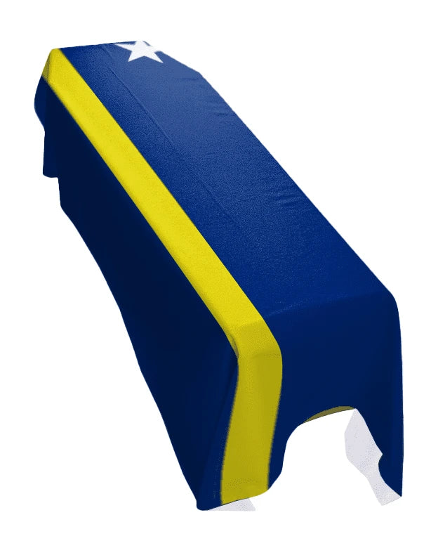 Curacao Premium Coffin Drape image 0