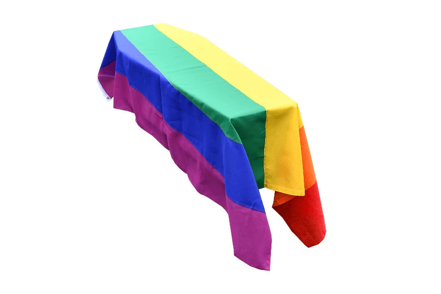 Rainbow LGBTQ Pride Coffin Drape image 0