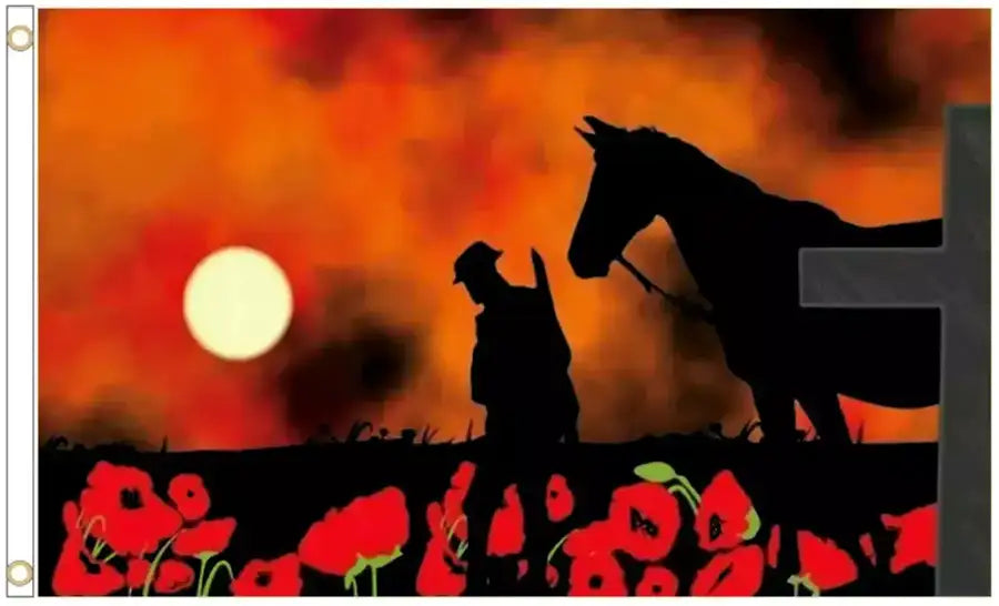 Warhorse Remebrance Coffin Drape image 3