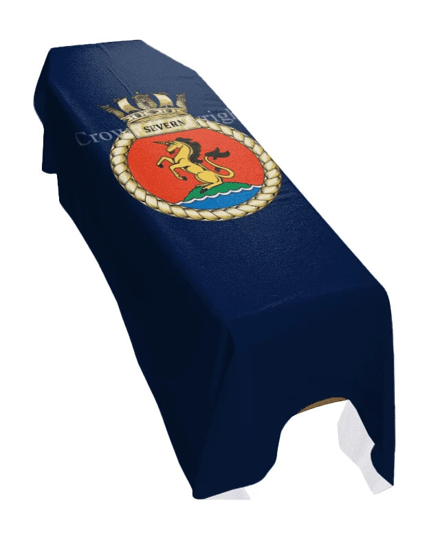 HMS Severn (Portrait) Premium Coffin Drape image 0