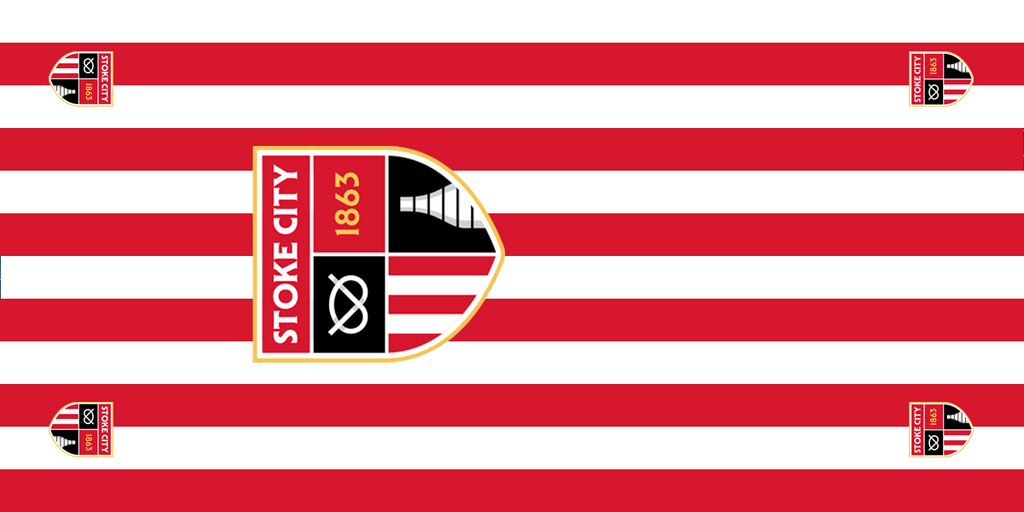 Stoke City Football Premium Coffin Drape image 1