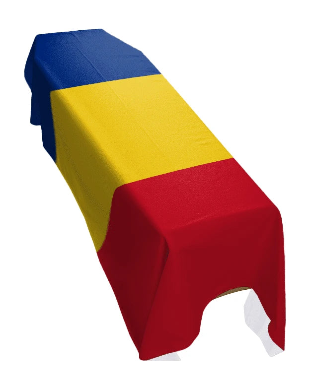 Romania Premium Coffin Drape image 0