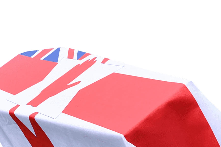 Northern Ireland Loyalist Coffin Drape image 2
