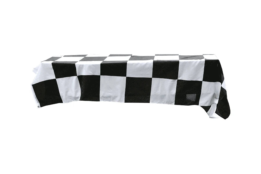 Black and White Checkered Coffin Drape image 1