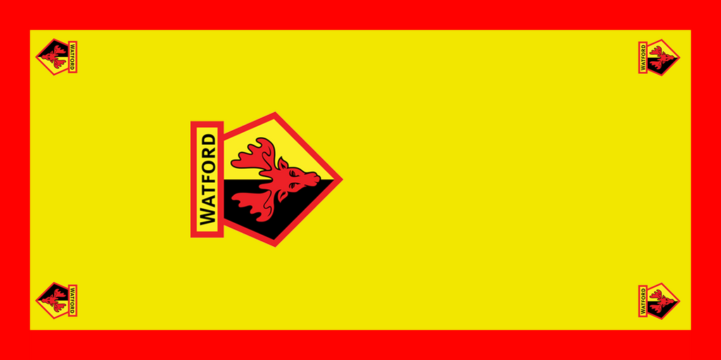 Watford Football Premium Coffin Drape image 1