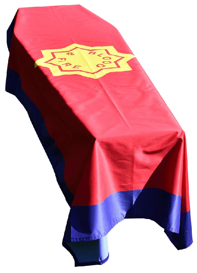 Salvation Army Flag Premium Coffin Drape image 0