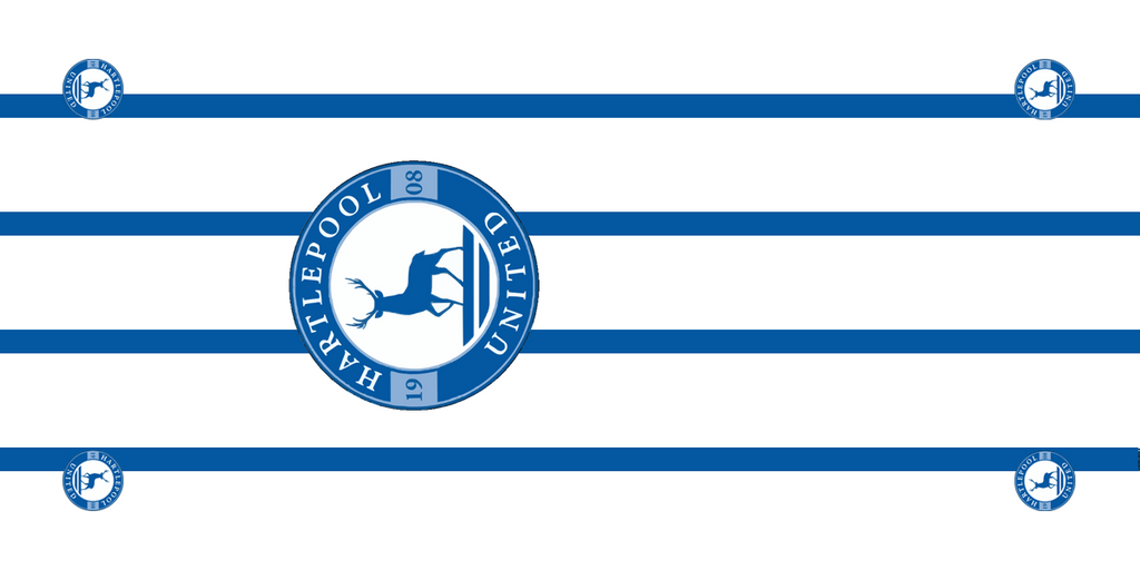 Hartlepool United Football Premium Coffin Drape image 1
