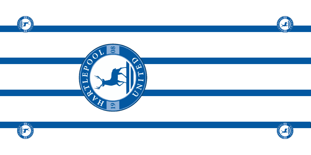 Hartlepool United Football Premium Coffin Drape image 1