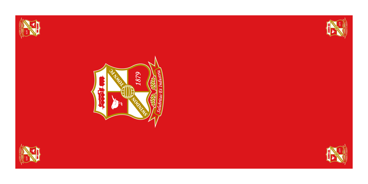 Swindon Town Football Premium Coffin Drape image 1